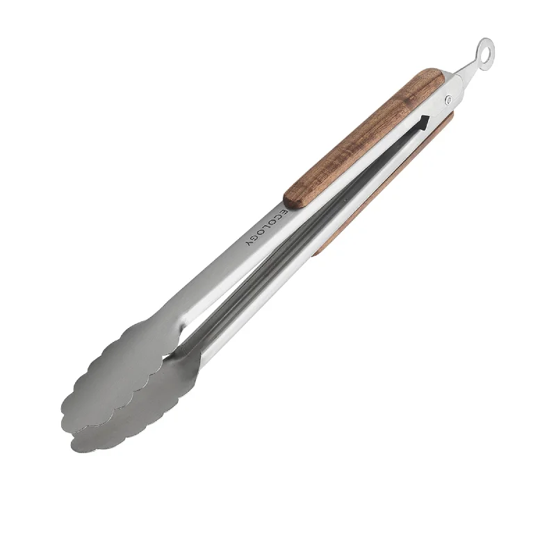 Best kitchen utensils for gifting-Ecology Acacia Tongs 30cm