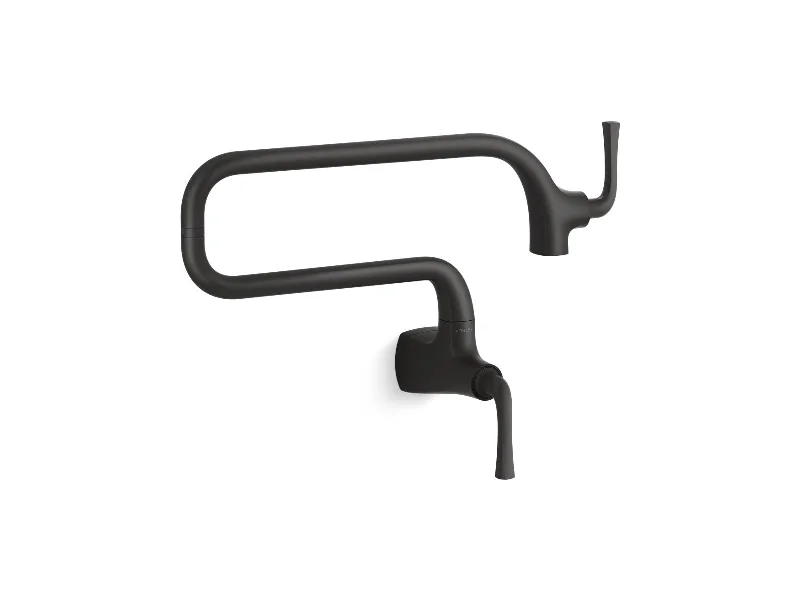 kitchen faucet ferry bar-Graze Pot Fillers Kitchen Faucet in Matte Black