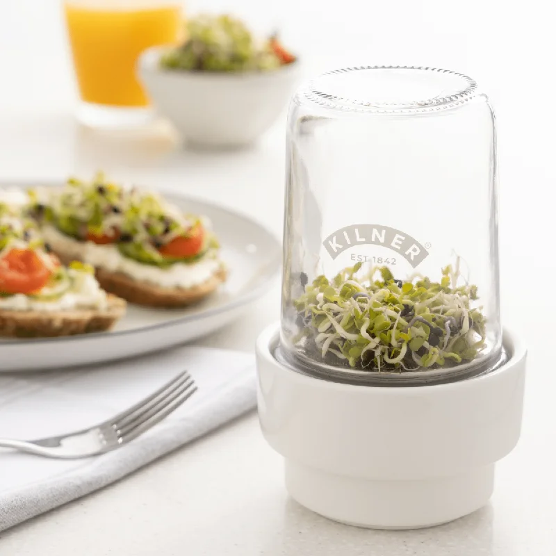 Best kitchen utensils for brands-Kilner - Glass Sprouting Set