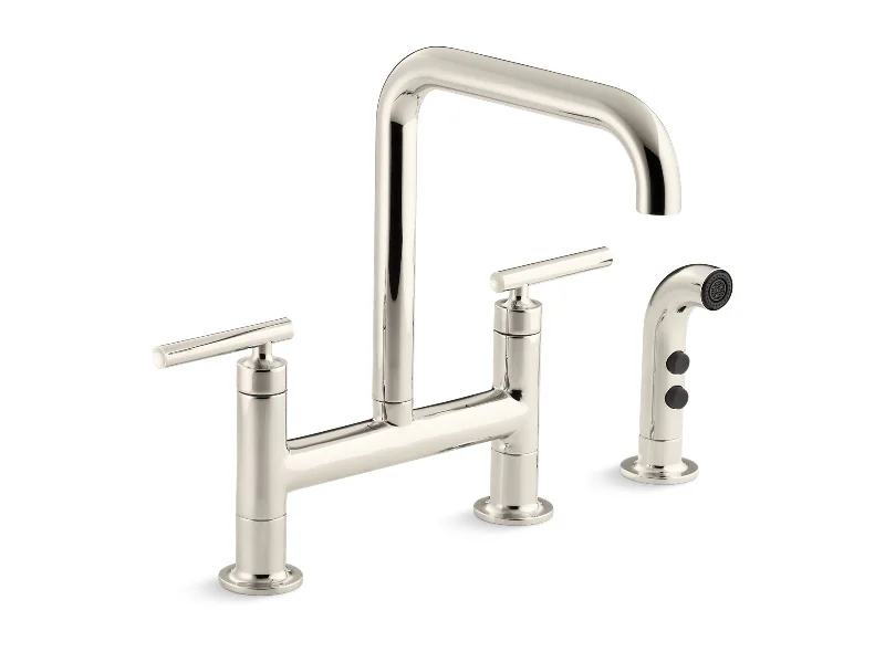 kitchen faucet Alexa ready-Purist Bridge Kitchen Faucet