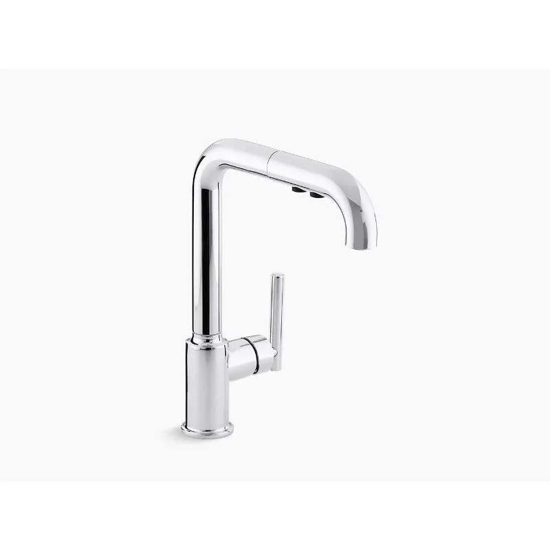 kitchen faucet timer set-Purist Pull-Out 11.38" Kitchen Faucet