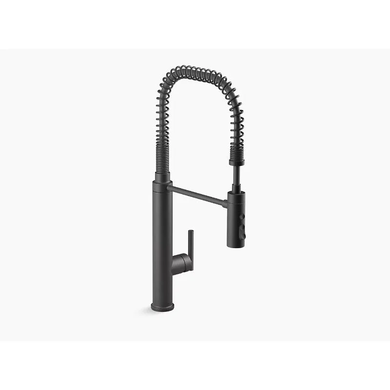 kitchen faucet expo stand-Purist Single-Handle Pre-Rinse Kitchen Faucet