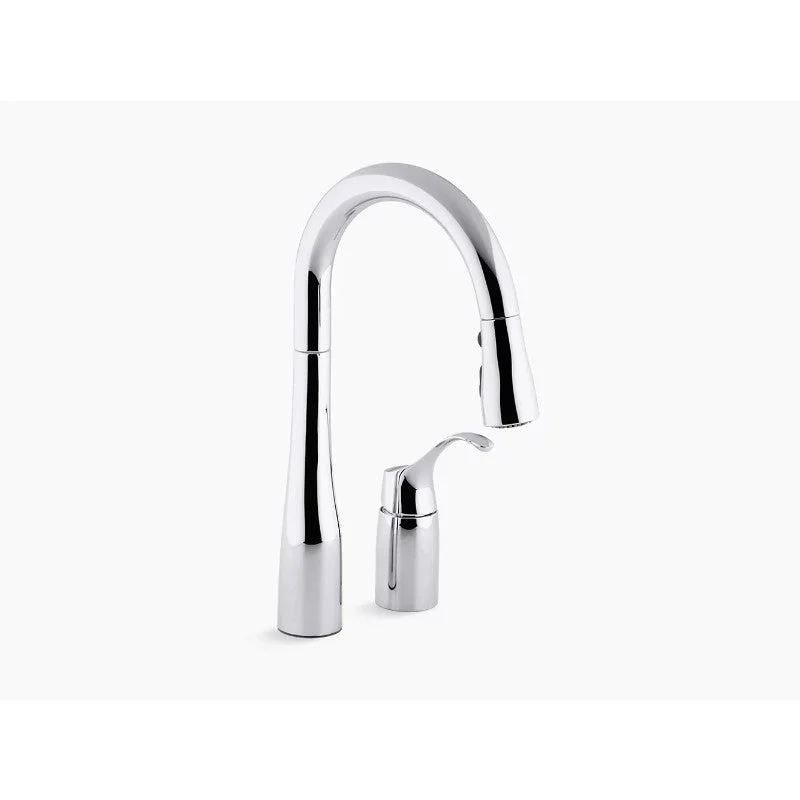 kitchen faucet meadow sink-Simplice Pull-Down 14.75" Kitchen Faucet