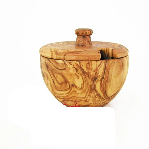 Kitchen tools for aluminum-Mediterranean Olive Wood Canister