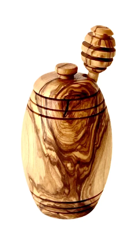 Kitchen tools for OXO-Olive Wood Honey Pot w/Honey Dipper