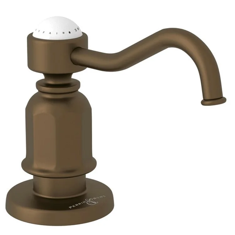 kitchen faucet event catering-Soap Dispenser Edwardian English Bronze Deck Mount Brass 16 Fluid Ounce