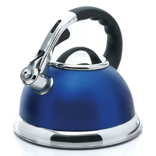 Best kitchen utensils for upgrades-Prima 3.5l Blue Prima Stainless Steel Whistling Kettle