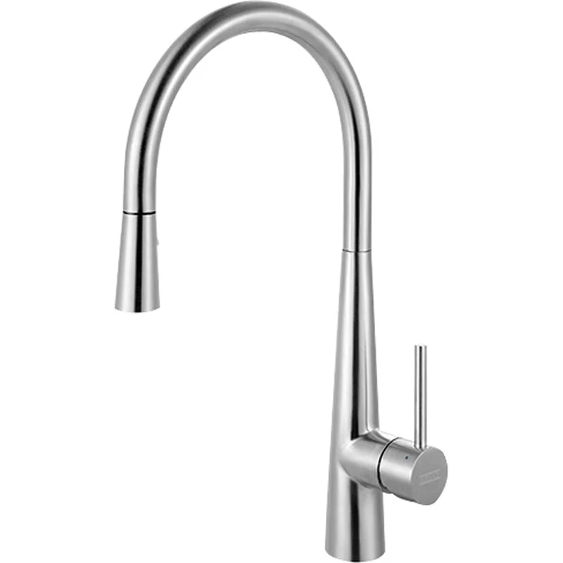 kitchen faucet food truck-Pull-Down Kitchen Faucet in Stainless Steel - 17.56"