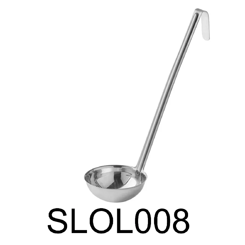 Kitchen tools for measuring-16 Oz Stainless Steel Ladle With Curve Handle