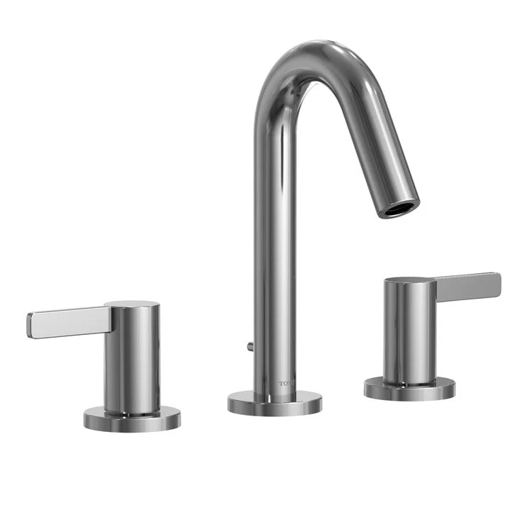 kitchen faucet schedule flow-Lavatory Faucet GF Deck Mount Widespread 8 Inch Spread 2 Lever ADA CALGreen/WaterSense Polished Chrome 1.2 Gallons per Minute