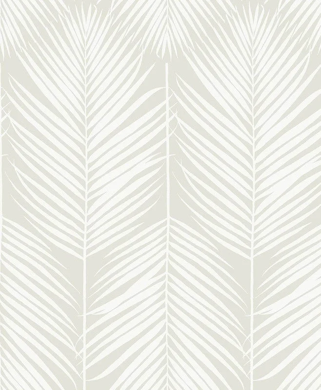 Wallpaper trends 2025-Athena Palm Wallpaper in Sea Salt