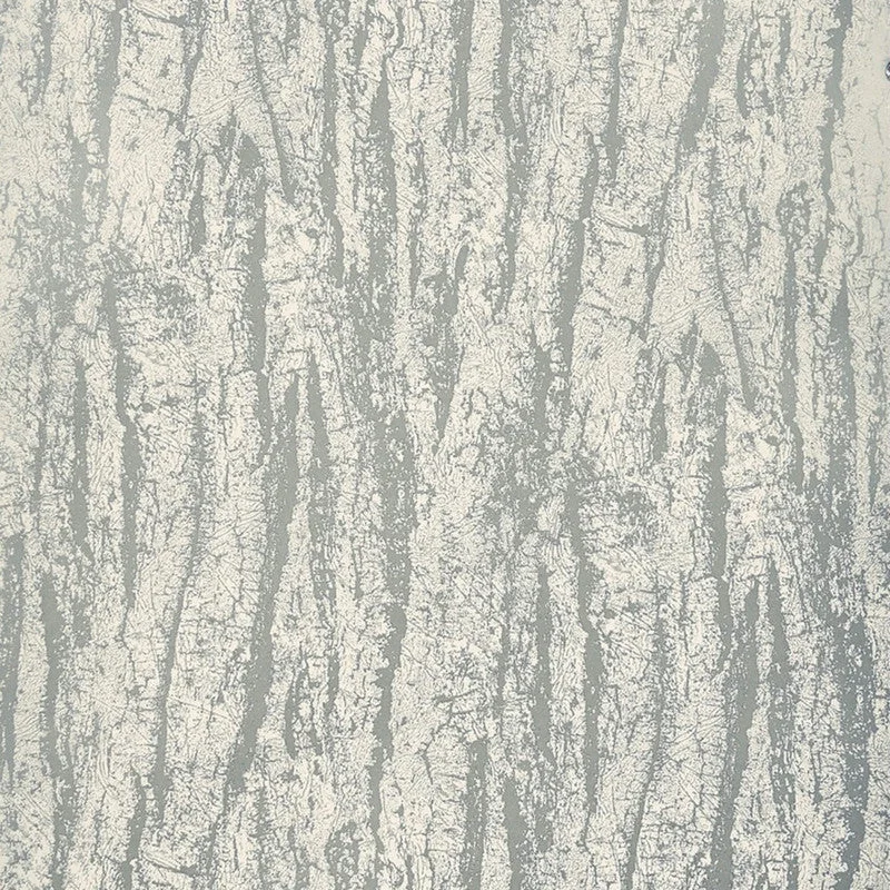 Wallpaper for nursery-Birch Abstract Wallpaper in Silver/Cream