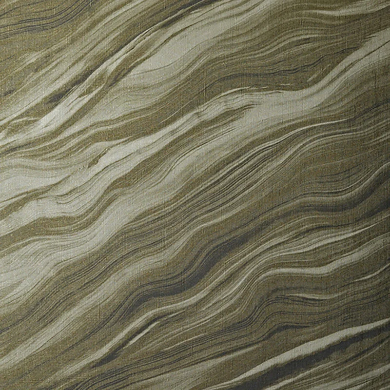 Wallpaper for warm ambiance-Brush Strokes Wallpaper in Olive/Beige/Stone