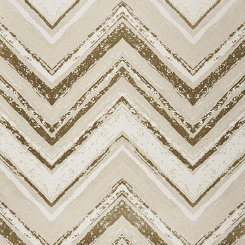 Wallpaper for guest room-Chevron Chic Wallpaper in Gold/Sage