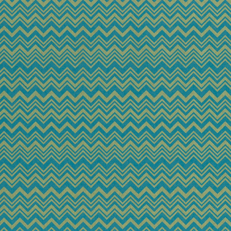 Wallpaper for small decor-Chevron Small Alternating Wallpaper in Teal Green/Blue