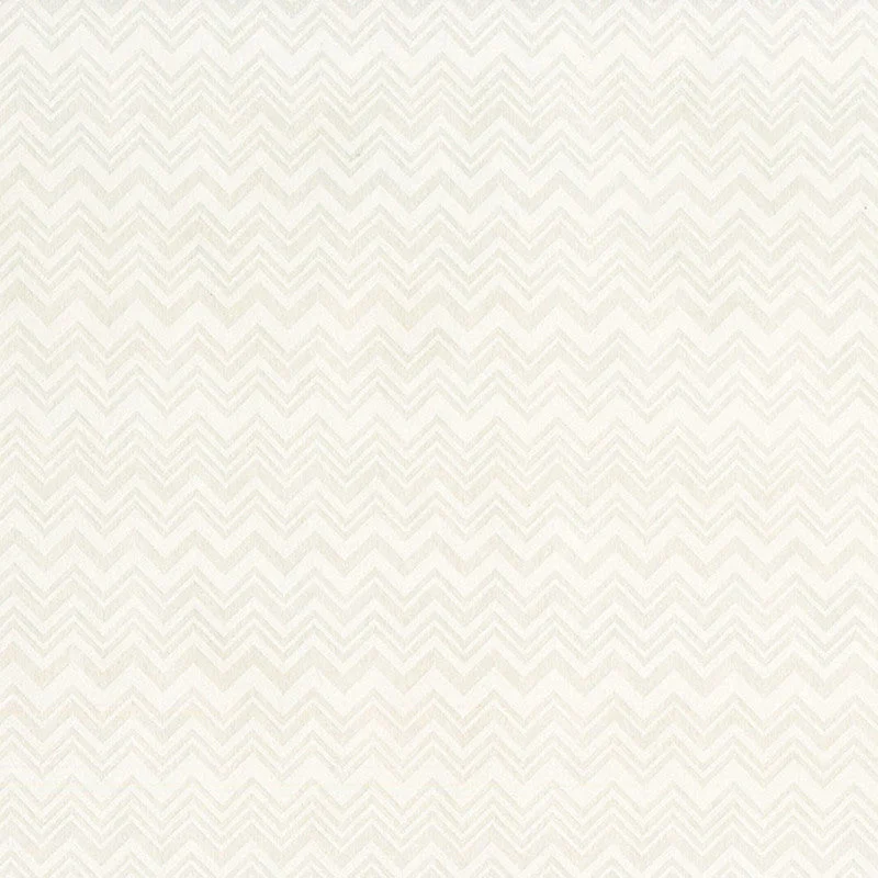 Wallpaper for rustic nursery-Chevron Small Flocked Wallpaper in Cream