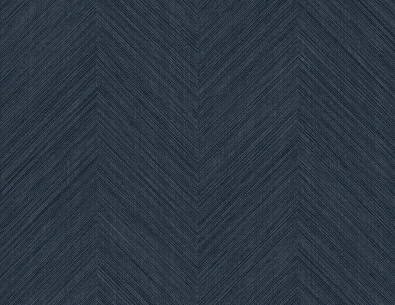 Wallpaper with glow design-Chevron Stripe Peel & Stick Wallpaper in Dark Blue