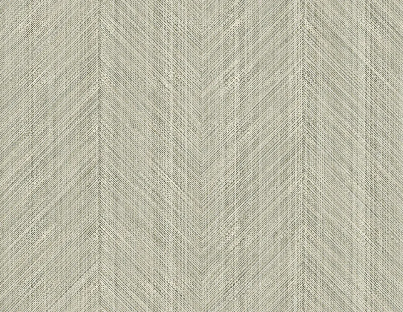 Wallpaper for sleek kitchen-Chevron Stripe Peel & Stick Wallpaper in Neutral