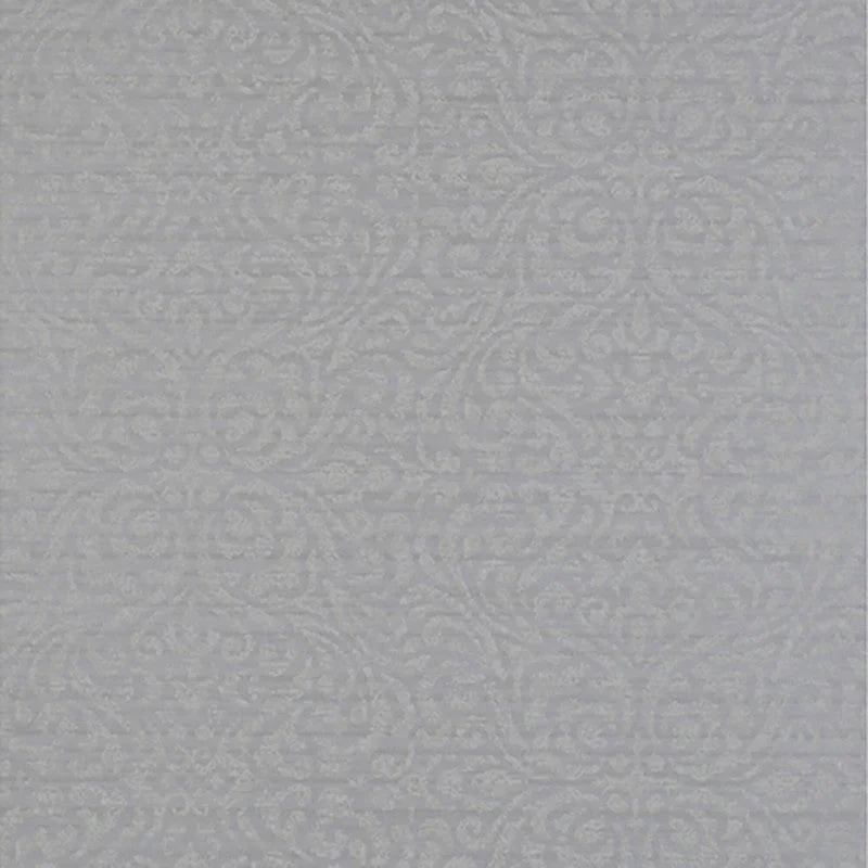 Wallpaper with grid pattern-Damask Tribal Wallpaper in Grey/Silver