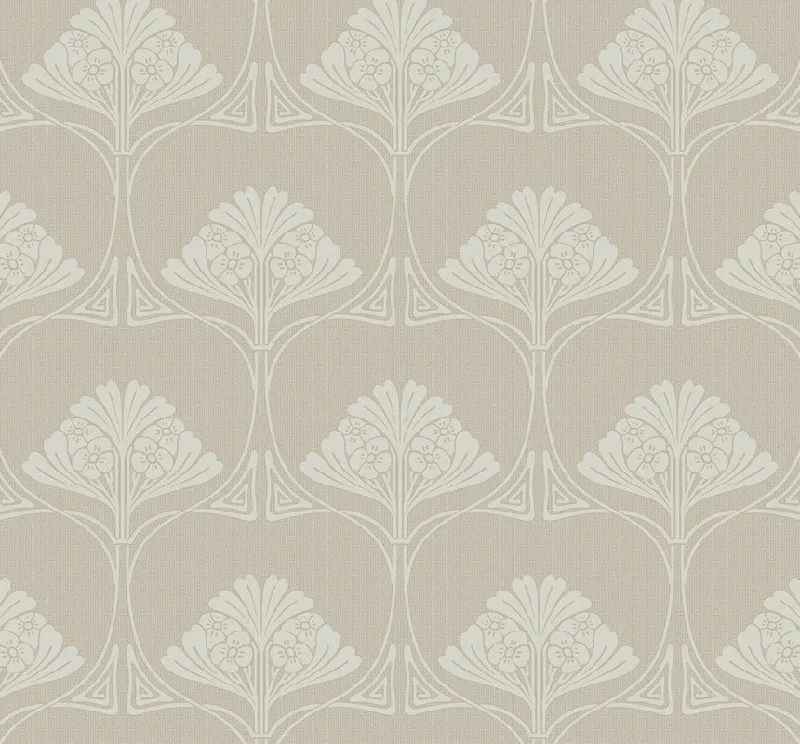 Wallpaper with owl print-Deco Floral Peel & Stick Wallpaper in Ashwood