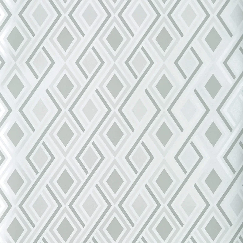 Wallpaper for vintage homes-Diamond Geo Retro Wallpaper in Cream