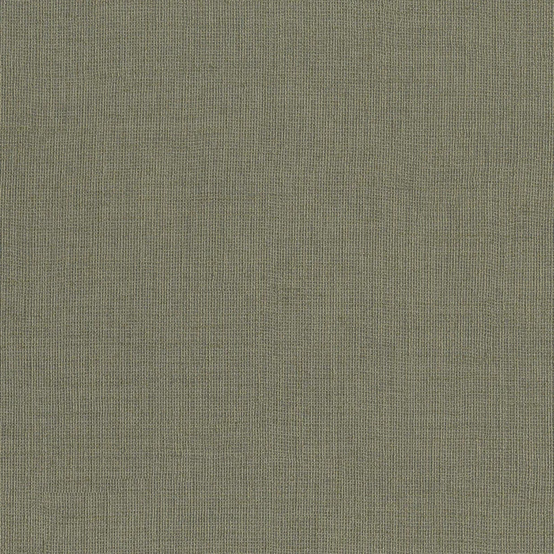 Wallpaper for kids nursery-Faux Grasscloth Plain Textured Wallpaper in Olive Green/Gold