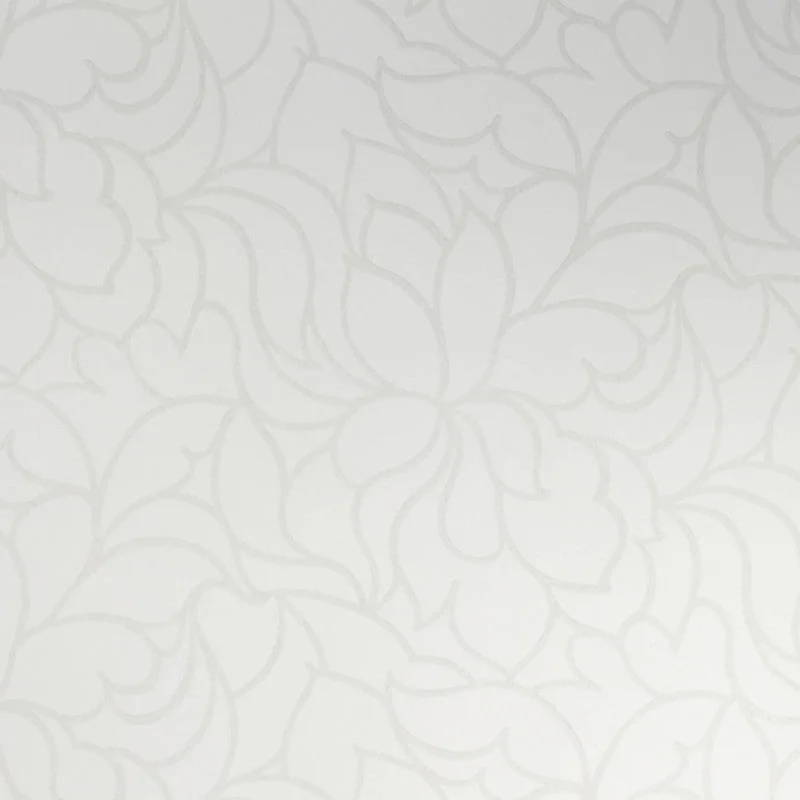 Wallpaper with mesh style-Floral Lines Wallpaper in Cream/Beige/Grey