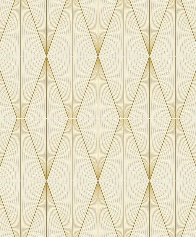 Wallpaper with elm theme-Geo Diamond Peel & Stick Wallpaper in Goldenrod