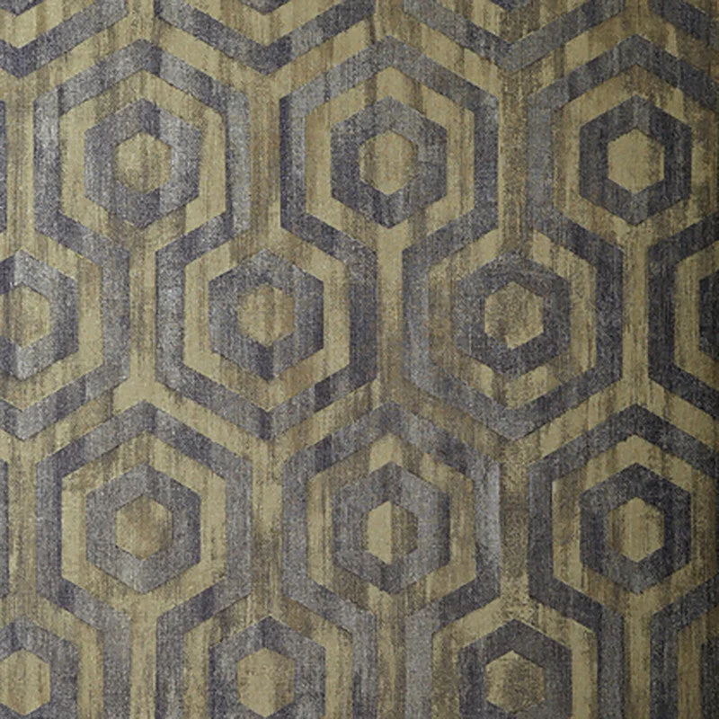 Wallpaper with wave patterns-Geometric Contemporary Wallpaper in Stone/Olive