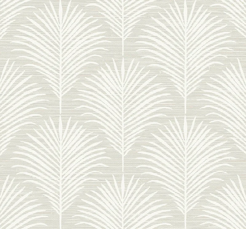 Wallpaper for small office-Grassland Palm Peel & Stick Wallpaper in Sea Salt