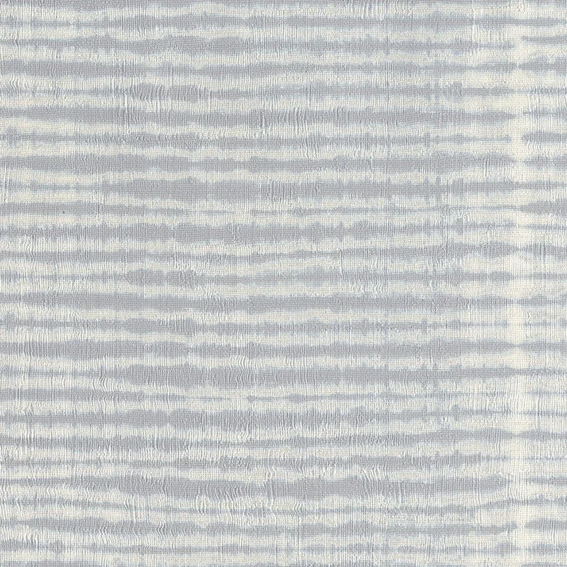 Wallpaper with brook theme-Shibori Horizontal Stripe Wallpaper in Grey Blue/Cream