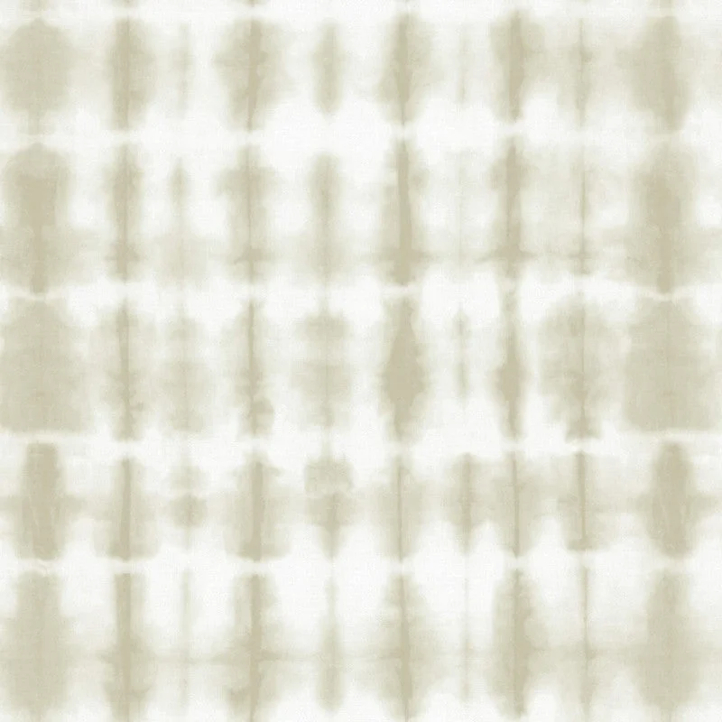 Wallpaper for small bedroom-Shibori Rectangle Textured Wallpaper in Cream/Taupe