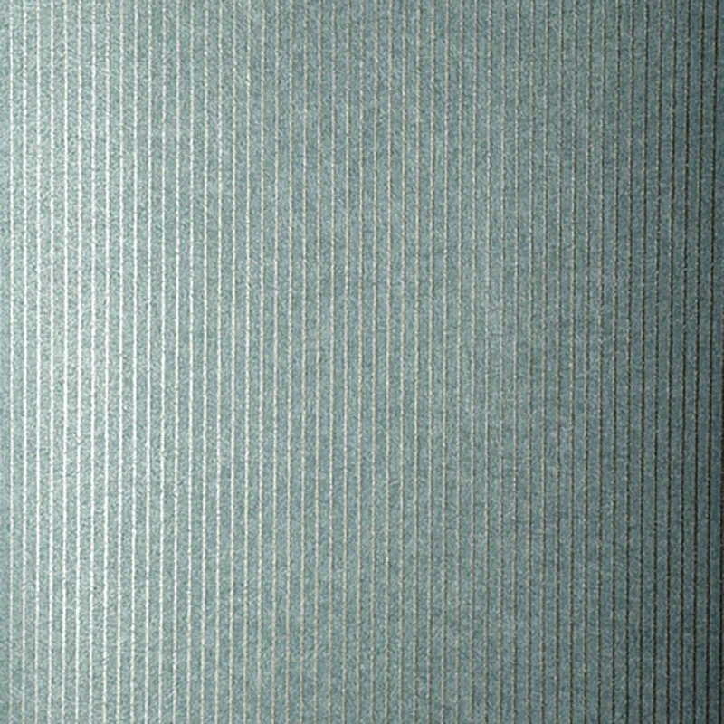 Wallpaper with soft tones-Stripe Vertical Wallpaper in Blue/Brass