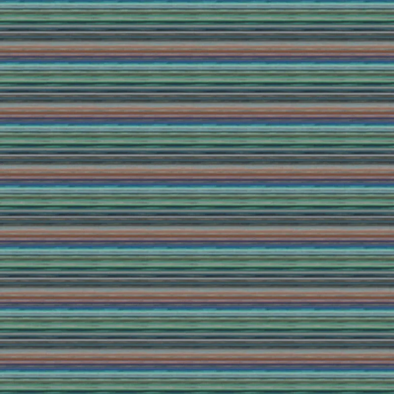 Wallpaper for bright nursery-Striped Horizontal Metallized Wall Mural in Green/Blue/Teal