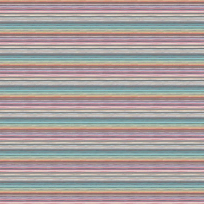 Wallpaper with dusk theme-Striped Horizontal Rainbow Metallized Wall Mural in Green/Blue/Purple