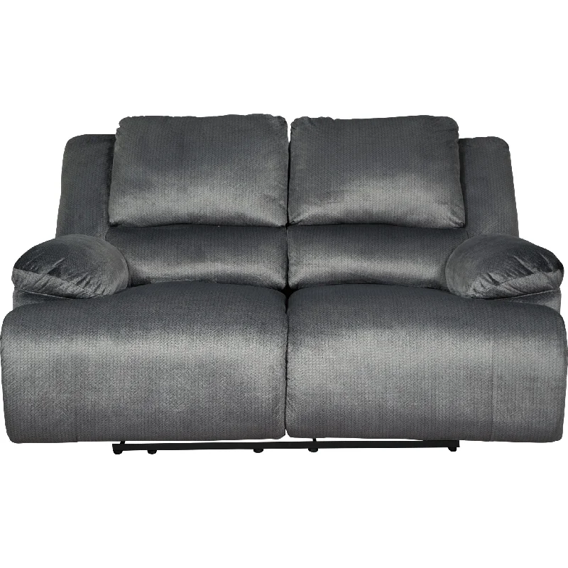 diy sofa frame plans-Clonmel Reclining Loveseat - Charcoal