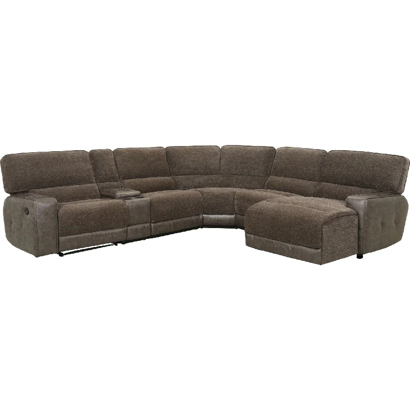 how to clean sofa stains-Dunbarton 6 Piece Reclining Sectional