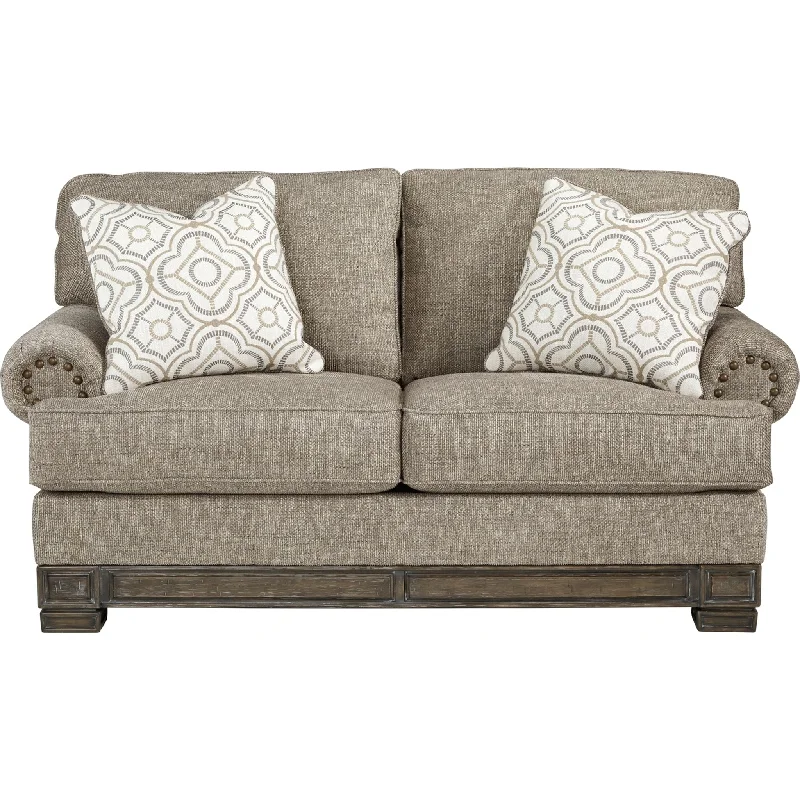 best sofa for budget buyers-Einsgrove Loveseat - Sandstone