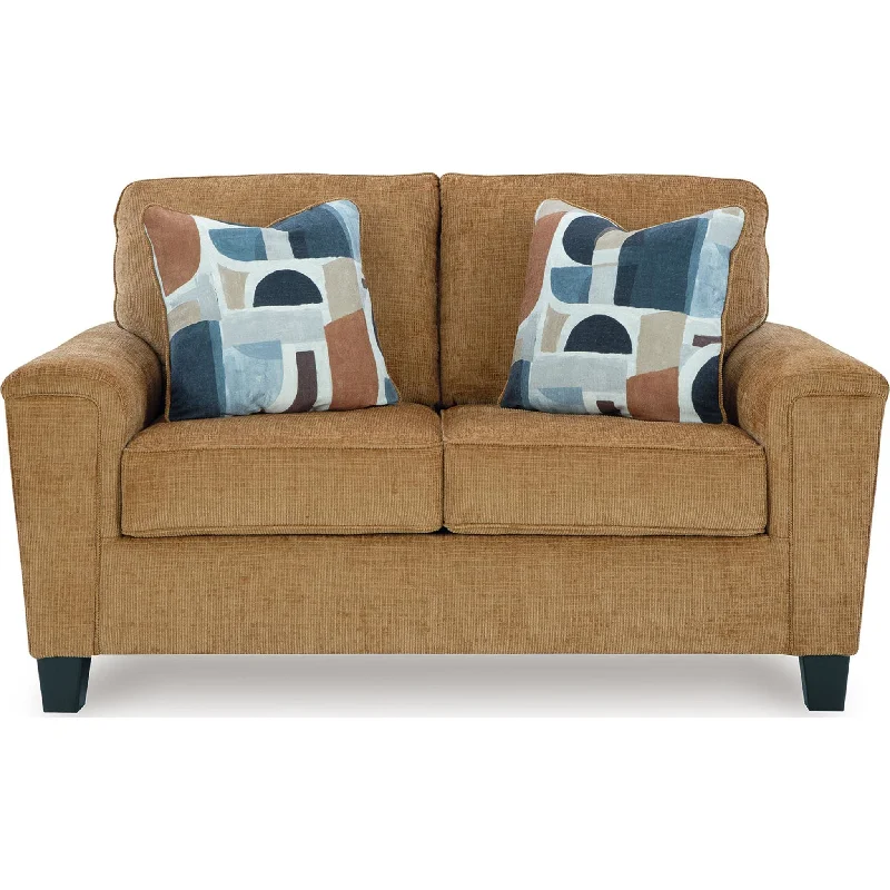 how to fix sofa stains-Erinslane Loveseat - Honey