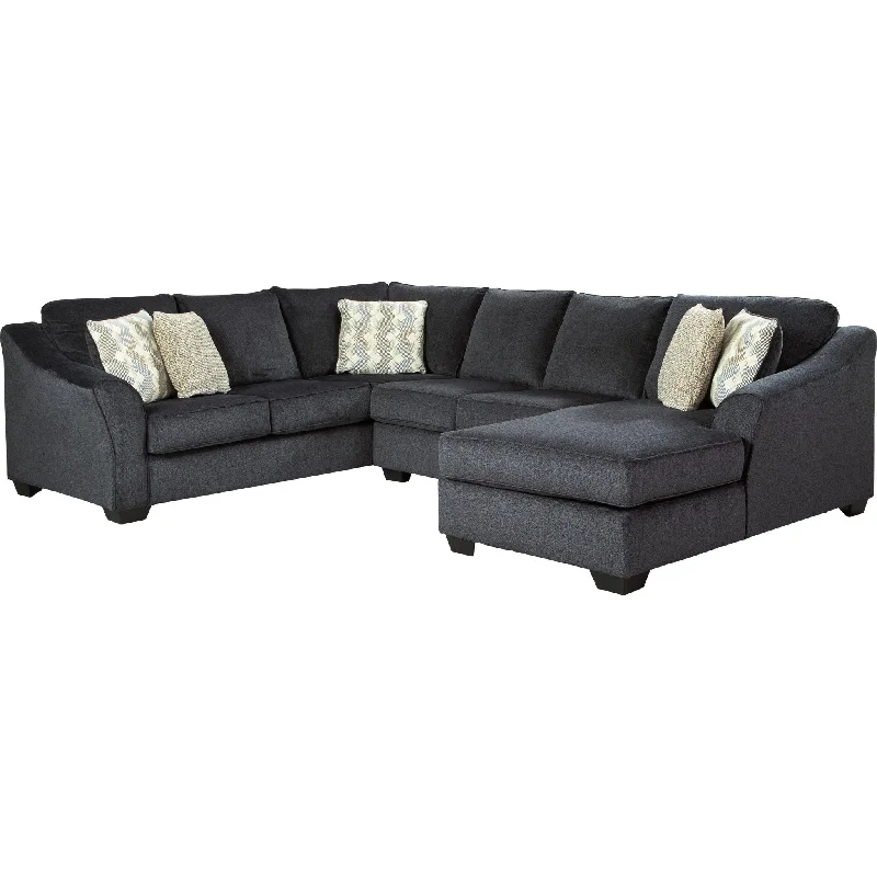 best sofa for comfort-Eltmann 3 Piece Sectional with Chaise