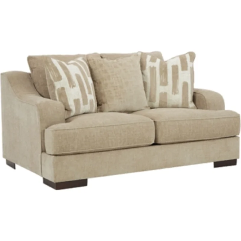 sofa for small condo-Lessinger Loveseat - Pebble