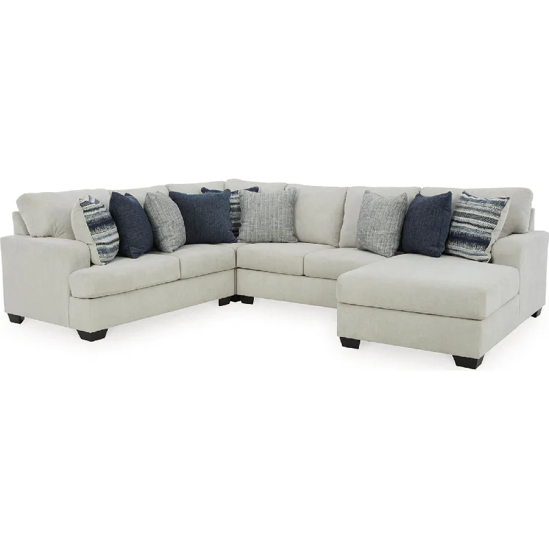 how to fix sofa cushion-Lowder 4 Piece Sectional with Chaise