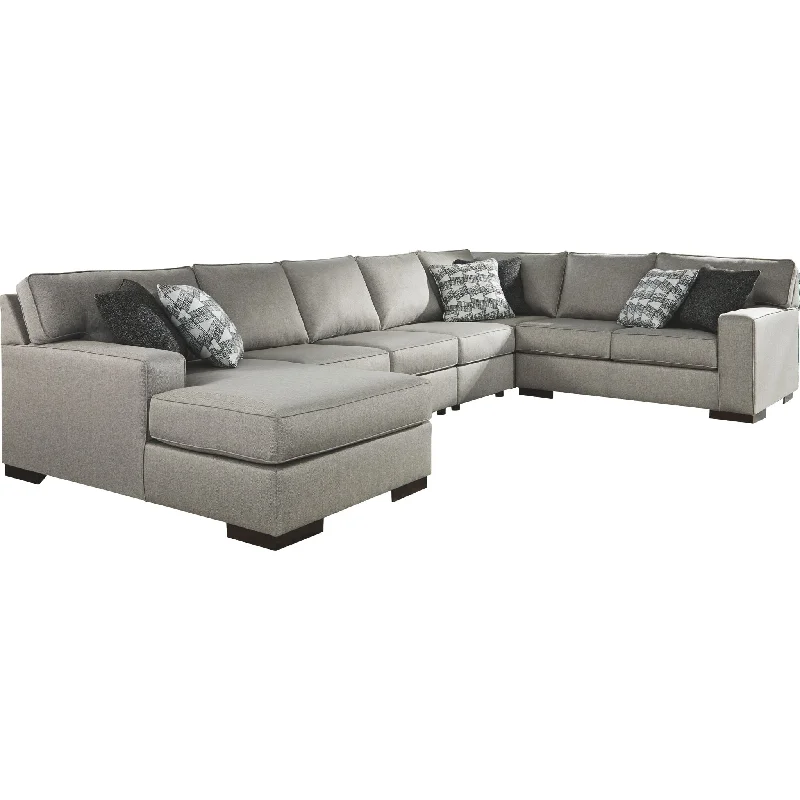 how to fix sofa tears-Marsing Nuvella 5 Piece Sectional