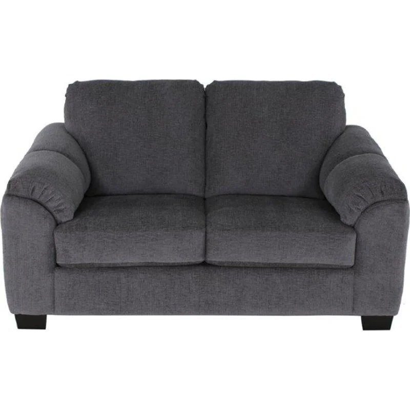 sofa for tiny space-Max Loveseat - Charcoal