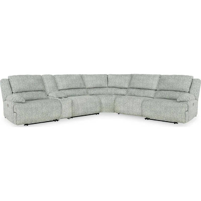 sofa fabric repair guide-McClelland 6 Piece Sectional with Power