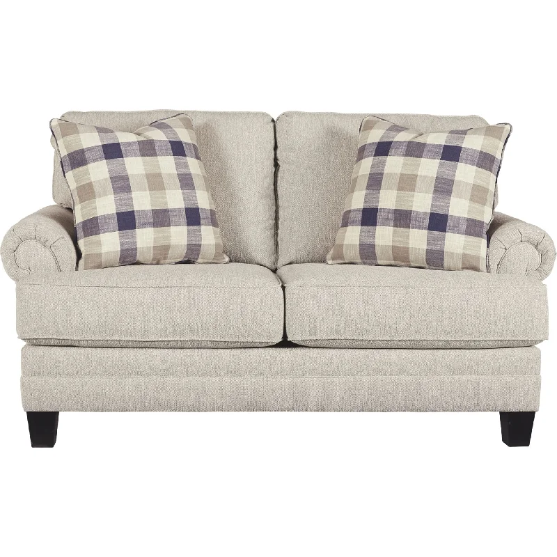 sofa with thick seats-Meggett Loveseat - Linen