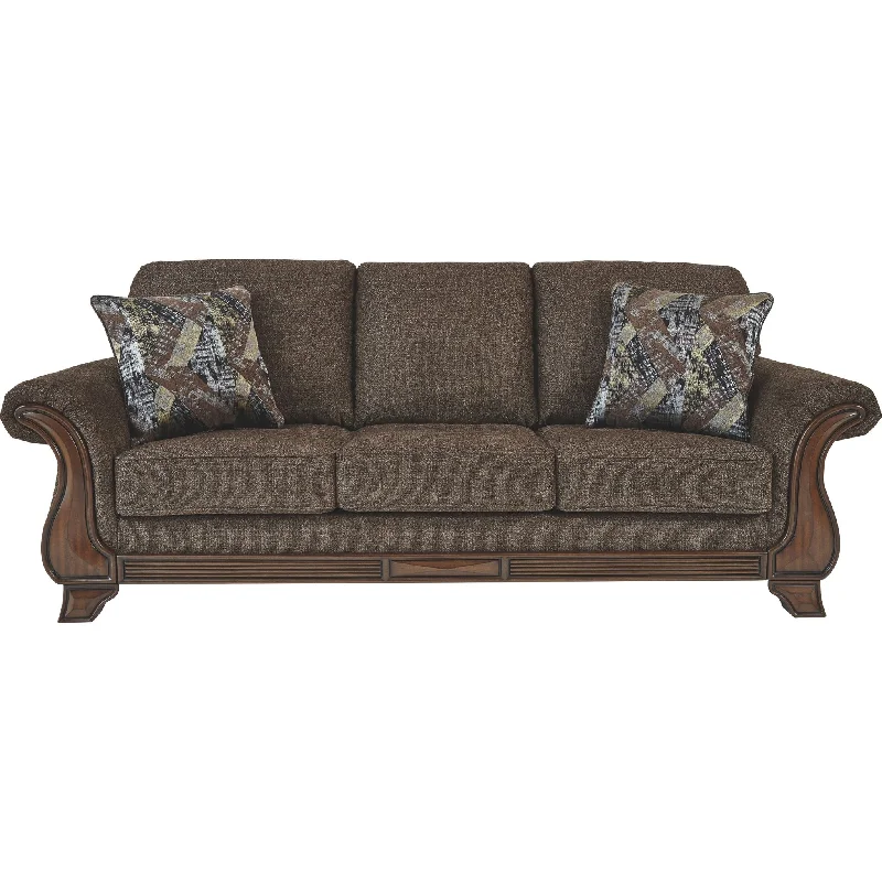 sofa sale local deals-Miltonwood Sofa - Teak