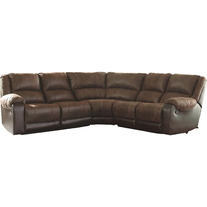 sofa cushion refill options-Nantahala 5 Piece Reclining Sectional