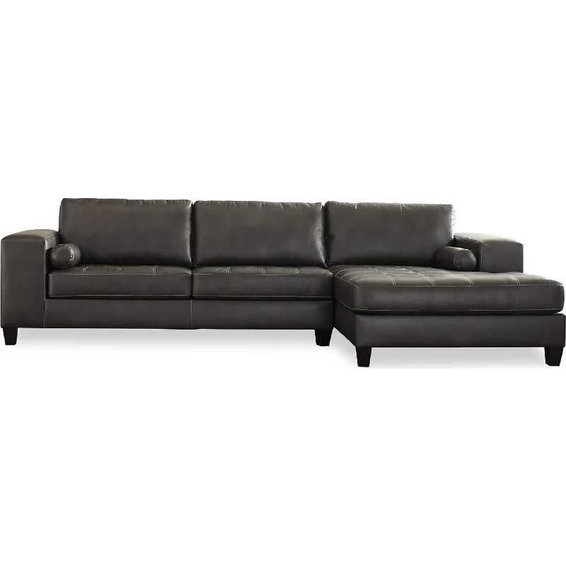 sofa for tiny condo-Nokomis 2 Piece Sectional with Chaise