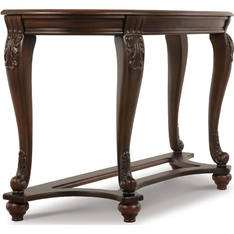 best sofa for daily comfort-Norcastle Sofa Table - Dark Brown